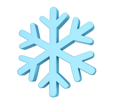 Snowflake Icon Isolated