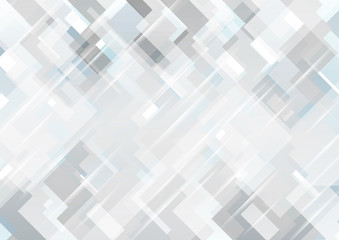 Blue grey tech minimal geometric abstract background