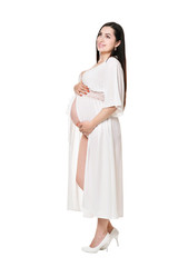 Young pregnant woman