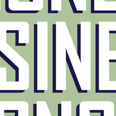 typographic words on the background