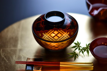 美しい日本の漆器でテーブルコーディネイト