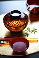 美しい日本の漆器でテーブルコーディネイト