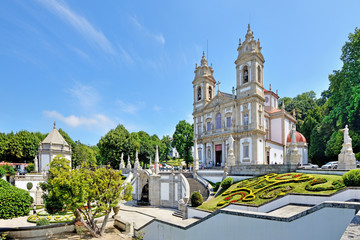 Bom Jesus do Monte (Braga, Portugalia) - obrazy, fototapety, plakaty