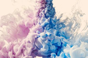 Ink in water abstract