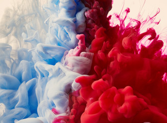 Ink drop in water