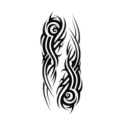 Tattoo tribal sleeve vector. tattoos ideas designs – tribal tattoo pattern vector illustration