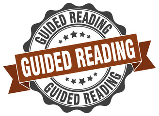 guided reading stamp. sign. seal