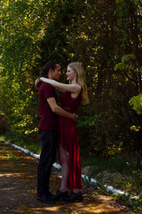 Happy couple in love