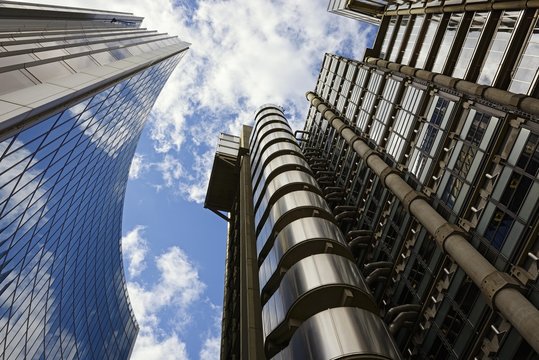 Lloyds of London building, City of London, London, England, United Kingdom, Europe