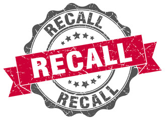 Obraz premium recall stamp. sign. seal