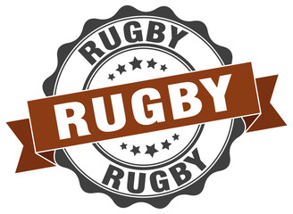 Obraz premium rugby stamp. sign. seal