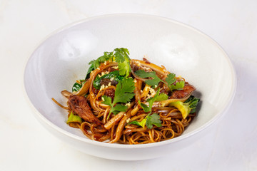 Egg noodle with sauce