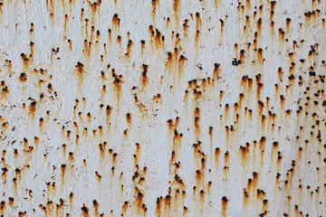 rust under the white paint