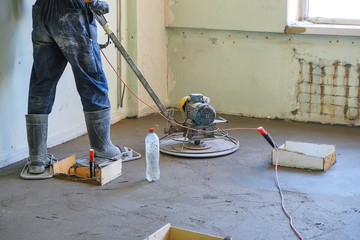 grinding of concrete floor