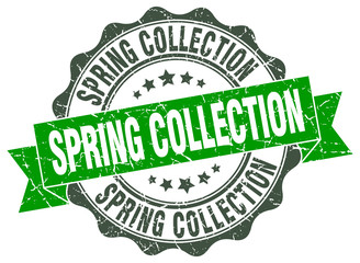 spring collection stamp. sign. seal