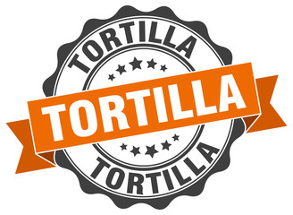tortilla stamp. sign. seal