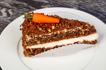Delicious carrot mousse