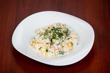 Russian Crab salad