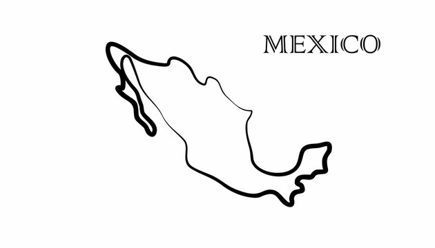 the Mexico map