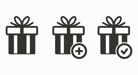 Gift box surprise icon.
