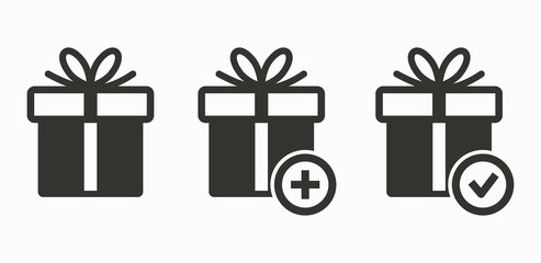 Gift box surprise icon.