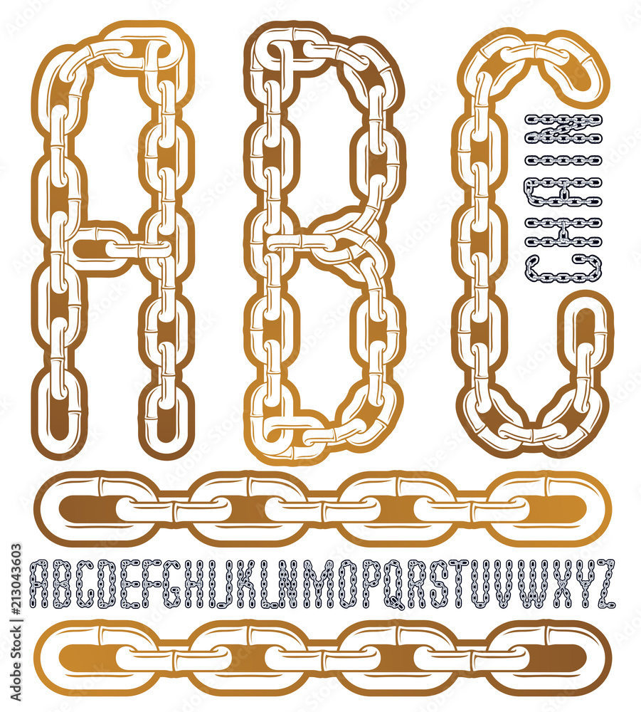 Poster vector condensed, tall font. trendy typescript can be used in art creation. capital decorative lette
