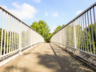 Pedestrian footbridge, Rickmansworth, Hertfordshire, UK
