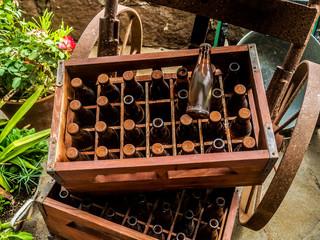 Alte limonade im Kasten vergessen