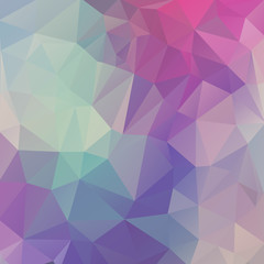 Cool purple, blue abstract background of triangles