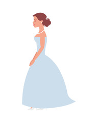 Fototapeta premium wife marriage isolated icon