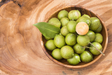 Mamoncillo delicious tropical fruit - Melicoccus bijugatus