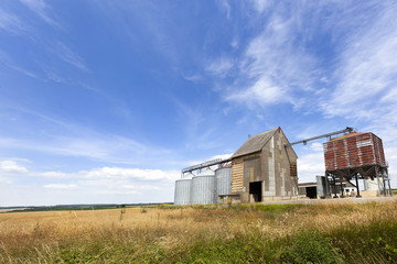 Silos for cereals in France