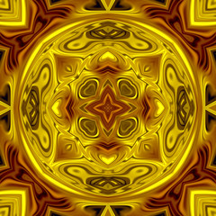 Colorful digital art, Oriental pattern, geometric texture, Mystical motif,  Abstract background, Fantastic design. 