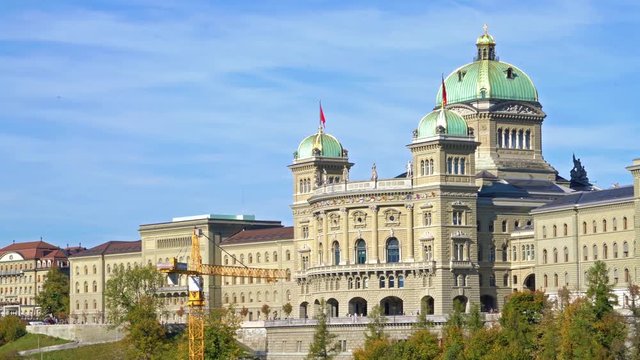 The Federal Palace (1902), Parliament Building housing the Swiss Federal Assembly  and the Federal Council,  Bern, Switzerland