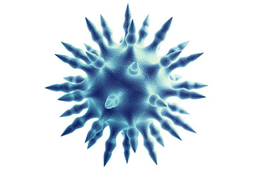 Virus 3d render