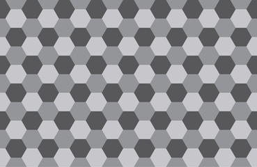 Hexagon pattern background.