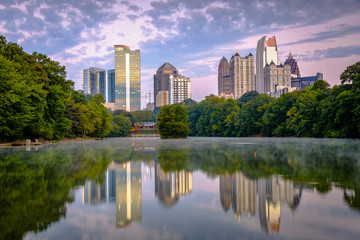 Fototapeta na wymiar Atlanta, Georgia, USA Midtown Skyline