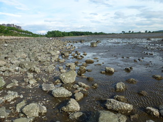 The scenery of the beach, in Xixiang, Baoan, Shenzhen