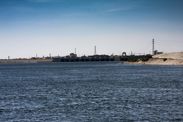 Fototapeta premium Approaching Esna lock