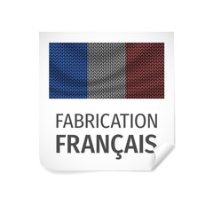 Fabrication Français - en tricot