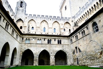 Fototapeta na wymiar Avignon France Travel Castle 