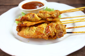 delicious Pork Satay with Peanut Sauce