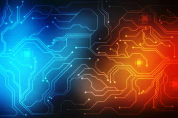 Digital Abstract technology background, Circuit board digital illustration