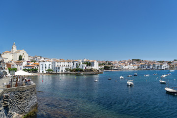 The resort of Cadaques on Cape Creus Costa Brava Spain