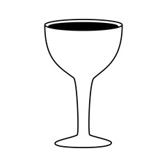 wine glass cup drink icon