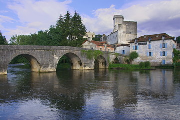 Fototapeta na wymiar Bourdeilles, Dordogne, France