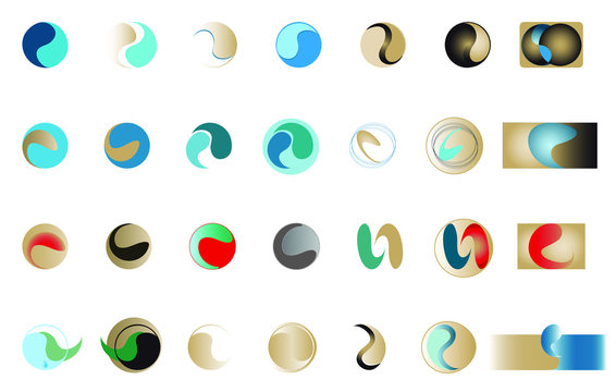 formes inspir&eacute;es du Yin et du Yang