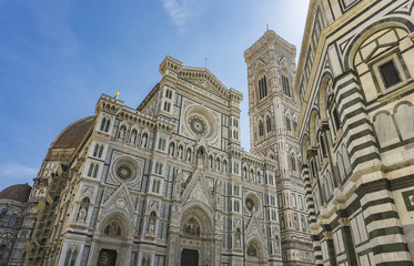 Fototapeta premium View at Florence Cathedral in Italy