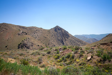 Typical Mountain Landscape, Cliff and Rocks, Armenia, Caucasus