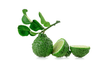 bergamot isolated on white background